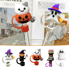 Fankiway Viisi settiä Halloween-pillikorkkeja10 mm:n pillisetit karnevaalijuhlakoristeisiin Teemajuhlapillit, Halloween-koristeet