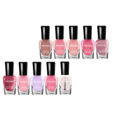 Water Based Quick Dry Nail Polish Set, 10 Colors NoLamp Gel Kit for Beginners and Home Manicure