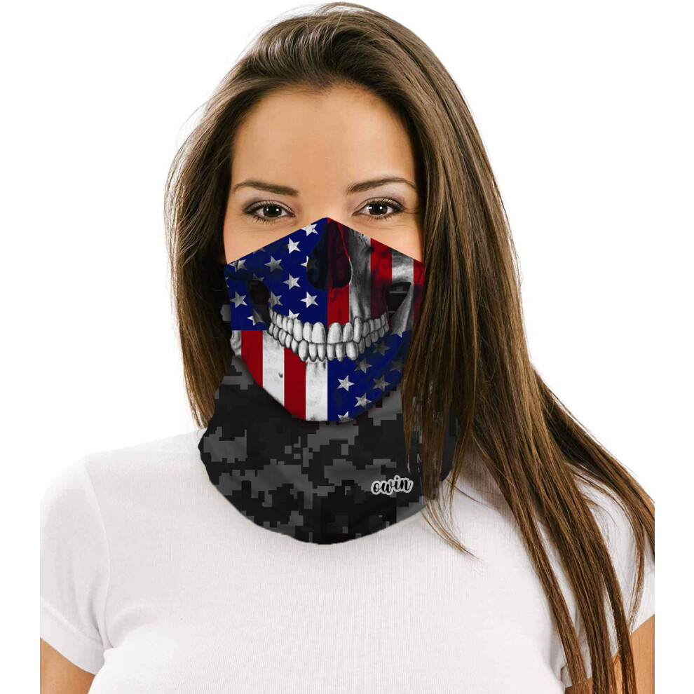 Neck Gaiter Balaclava For Cycling Hiking, Breathable Lightweight Headwear Scarf For All Seasons 9070919886775