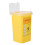 Δοχείο Yellow1L για βελόνες βιολογικού κινδύνου, συμβατό με τατουάζ και ιατρικά 3
