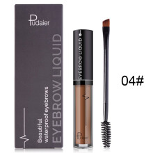Waterproof Long Lasting Eyebrow Pencil with Brush and Natural Fiber Finish for Brow Definition