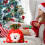 Τσάντες δώρων WinysinChristmas με κορδόνι για τα Χριστούγεννα, σακούλες με γλυκά, σακίδιο 6