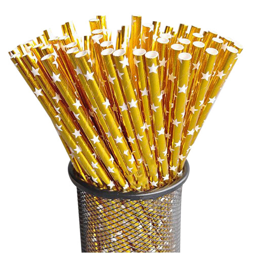 Kayannuo Back to school Clearance Χάρτινο καλαμάκι μιας χρήσης με επίστρωση G, χάρτινο καλαμάκι 1