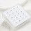 RSAMD Wholesale Lots 20 Pcs Clear Crystal Bar Bone Rings 925 Solid Silver Nose Stud 2