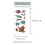 Temporary Tattoos 3D Waterproof Ocean Theme Shark Turtle Fish Quick Apply Removable 2 Sheets 4