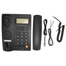 Store knapper, ledningstelefon for eldre, nummerpresentasjon, samtale venter, vippefunksjon, høyttalertelefon, lydassistent, støydemping,