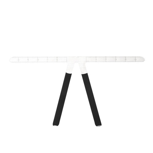Eyebrow Tattoo Ruler with Adjustable Caliper for Precise Brow Alignment and Microblading 1