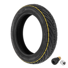 Tubeless Tyre 60/706.5 for Segway Ninebot G30 Max Electric Scooter, NonSlip Shock Absorbing, Puncture Resistant, Yellow Stripe
