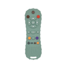 Anneau de dentition pour bébé ZKCCNUK, anneau de dentition sensoriel en silice souple à mâcher, compatible avec les télécommandes, en