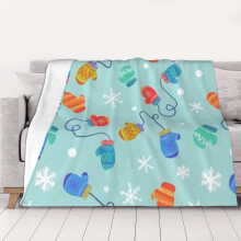 Fröhliche Weihnachten! Superweiche, kuschelige Fleecedecke für Männer, Frauen, Senioren und Kinder – Eigenschaften: Superweich, 102 x 76 cm