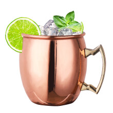 Κούπες Moscow Mule από χαλκό 530ml από ανοξείδωτο ατσάλι, κούπα κοκτέιλ από χαλκό,