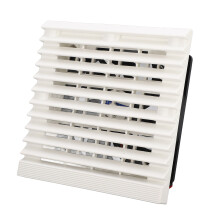 RV Exhaust Fan 12V DC Side Vent Louvered Grid Odorless Quiet Motorhome Fan