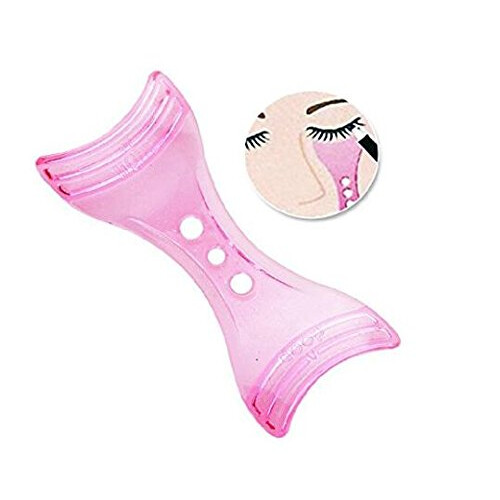 Pink Eyeliner Stencil Guide Tool for Beginners with Precise Winged Makeup Template 2