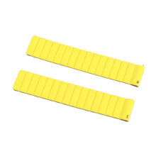Banda Faire Maighnéadach Uilíoch 22mm Inchaite Déthaobhach, Eispéireas Caitheamh Chompordach le hÁbhar Silicone Bog, Scaoileadh Tapa agus