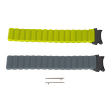 Silikonowy pasek do zegarka Galaxy Watch4Classic, zmywalny, przezroczysty, wzmacniający dźwięk, magnetyczny, odporny na pot, regulowany pasek do