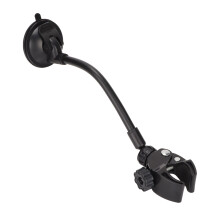 Multi-Function Hair Dryer Support, Strong Suction Mount With Adjustable View Angle For Hands-Free Use, Durable Plastic Ensures Reliable Performance