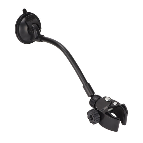 Multi-Function Hair Dryer Support, Strong Suction Mount With Adjustable View Angle For Hands-Free Use, Durable Plastic Ensures Reliable Performance