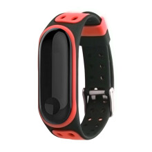 Stilig silikonarmbånd for smartklokker, pustende, svettebestandig erstatningsrem, kompatibel med Xiaomi Mi Band, antistatisk, komfortabel, lett