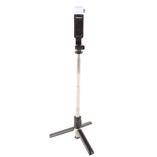 Καινοτόμο φωτιζόμενο τρίποδο Selfie Stick, επεκτάσιμο σχέδιο από ανοξείδωτο ατσάλι, 1