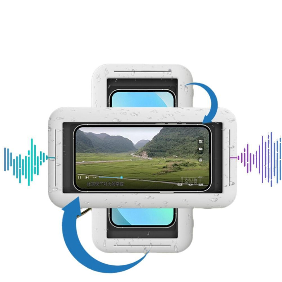 Shower Entertainment Hub, Waterproof & Sturdy Construction, High Sensitivity Touch Screen For Seamless Interaction, 480 Rotation Design For 9012494375466