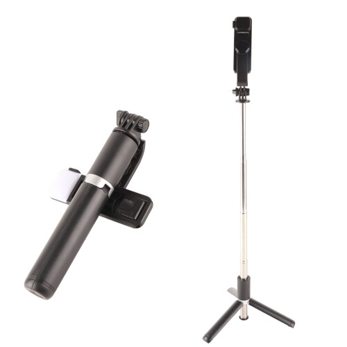 Καινοτόμο φωτιζόμενο τρίποδο Selfie Stick, επεκτάσιμο σχέδιο από ανοξείδωτο ατσάλι, 2