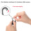 Finger Grip for E-Reader and Tablet, Hand Strap Holder with Triangular Holding Strap and Universal Handle Grip, Security Hand Strap for iPad Kindle Sa 6