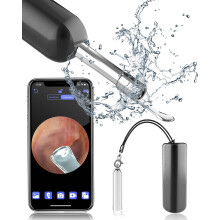 Ear Wax Removal Tool with HD 1080P Camera and Light, Otoscope Kit with 8 Ear Spoons and Storage Box for iPhone and Android