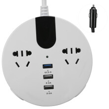 Power Strip with USB C Ports, Wide Spaced Outlets for Home Office, Business Travel, Trip, Cruise, Small Size