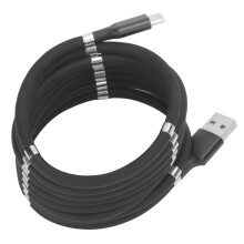 Rychlonabíjecí magnetický nabíjecí kabel Elastický spirálový kabel Rotující magnetická nabíječka s prachotěsným rozhraním