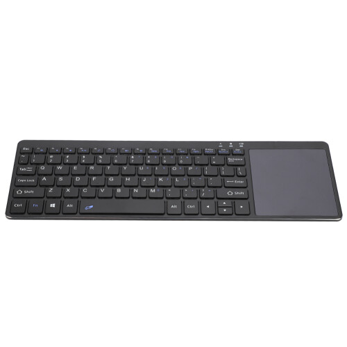 Multi-Device Wireless Keyboard With Touchpad, Ensuring Quiet Keys And Comfortable Typing, Ideal For Multimedia Functionality And Rechargeable Battery 2
