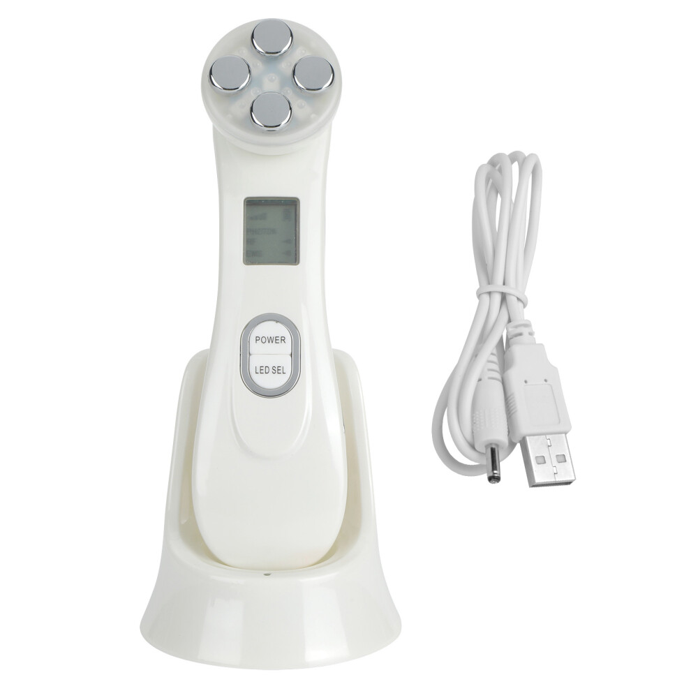 Skin Rejuvenation Device for Radiant Complexion, Utilizing Sensitive Led Light for Acne Treatment and Anti-Aging Effects, Compact and Rechargeable