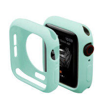 Stötdämpande silikonskyddsfodral - iWatch1/2/3 ljusblå 42 mm