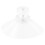 Ventouses transparentes à vis moletée de 41 mm, écrou blanc, en caoutchouc de haute qualité 6