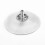 Ventouses transparentes à vis moletée de 41 mm, écrou blanc, en caoutchouc de haute qualité 7