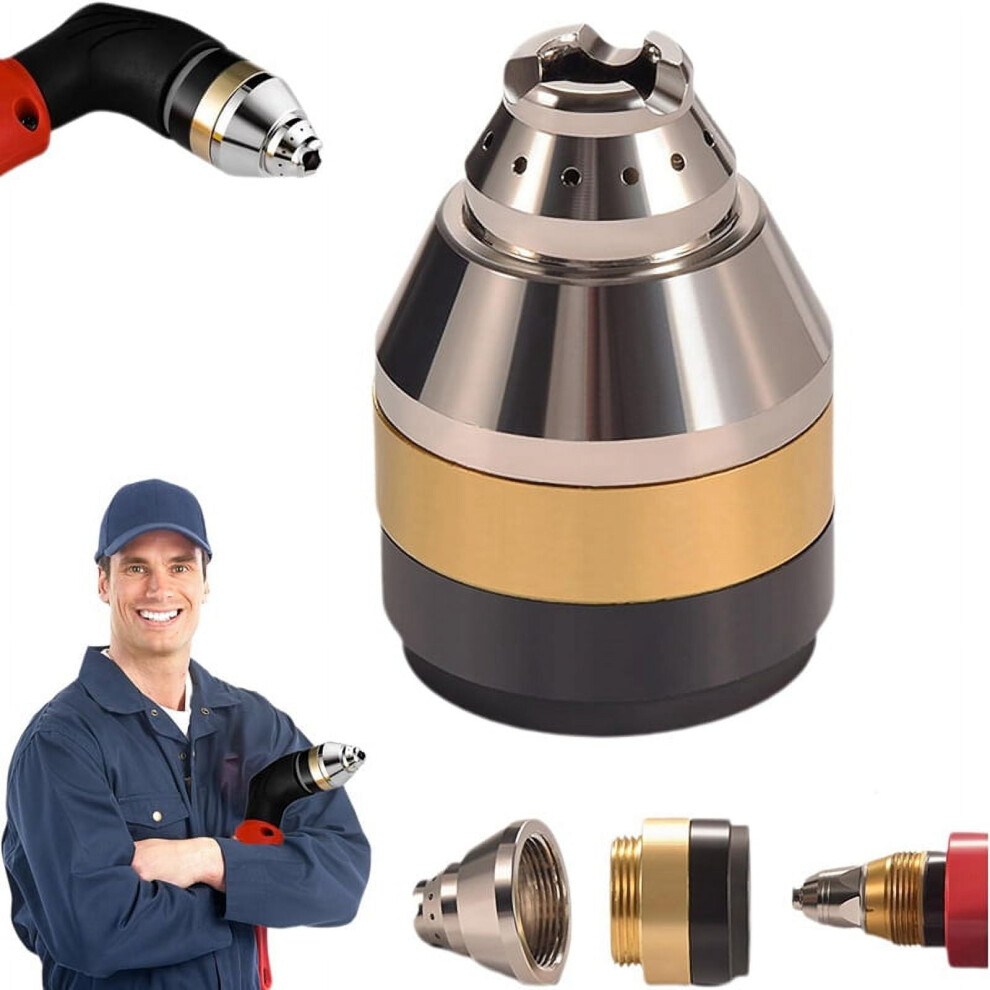 P80 Plasma Cutting Nozzle Protective Cover, Plasma Cutter Tips Electrodes Cover, Contactable Protective Cover (5Pcs) 9773935104419