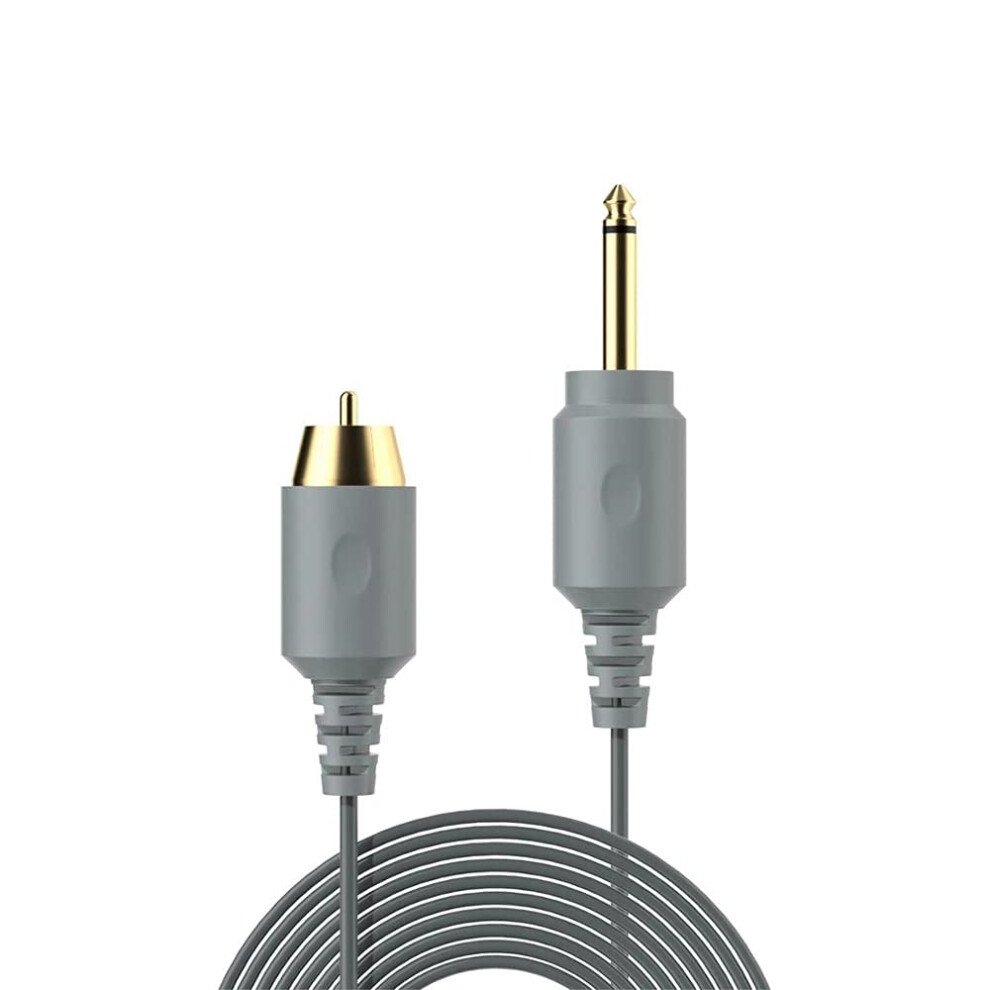 Tattoo Clip Cord 2M Soft Silicone RCA Cable Flexible TangleâResistant Durable Connector