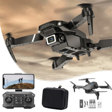 Up to 60% off Drone with Dual 1080P HD FPV Camera, Remote Control Toys Gifts for Boys Kids, Altitude Hold, Headless Mode, Speed Adjustment, Festival