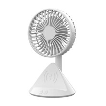 Snygg och säker USB-laddare med trådlös laddning, mini-skrivbordsfläkt och telefonhållare – 20 % rabatt! Perfekt födelsedagspresent för