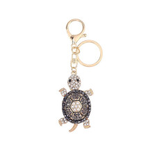 Creatieve sleutelhanger van legering in de vorm van een schildpad, glinsterende sleutelring, decoratie voor handtas, hangende hanger, cadeau voor