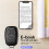 Rechargeable 150mAh Shutter Remote for Phone Camera, Scroll Videos, Turn Pages, Adjust Volume, Compatible with Tablets 8