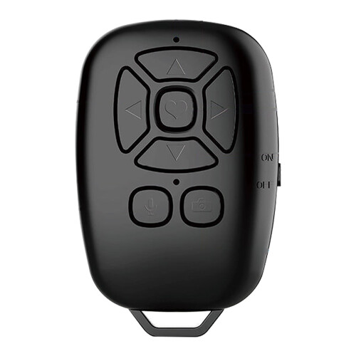 Rechargeable 150mAh Shutter Remote for Phone Camera, Scroll Videos, Turn Pages, Adjust Volume, Compatible with Tablets 2