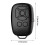 Rechargeable 150mAh Shutter Remote for Phone Camera, Scroll Videos, Turn Pages, Adjust Volume, Compatible with Tablets 6