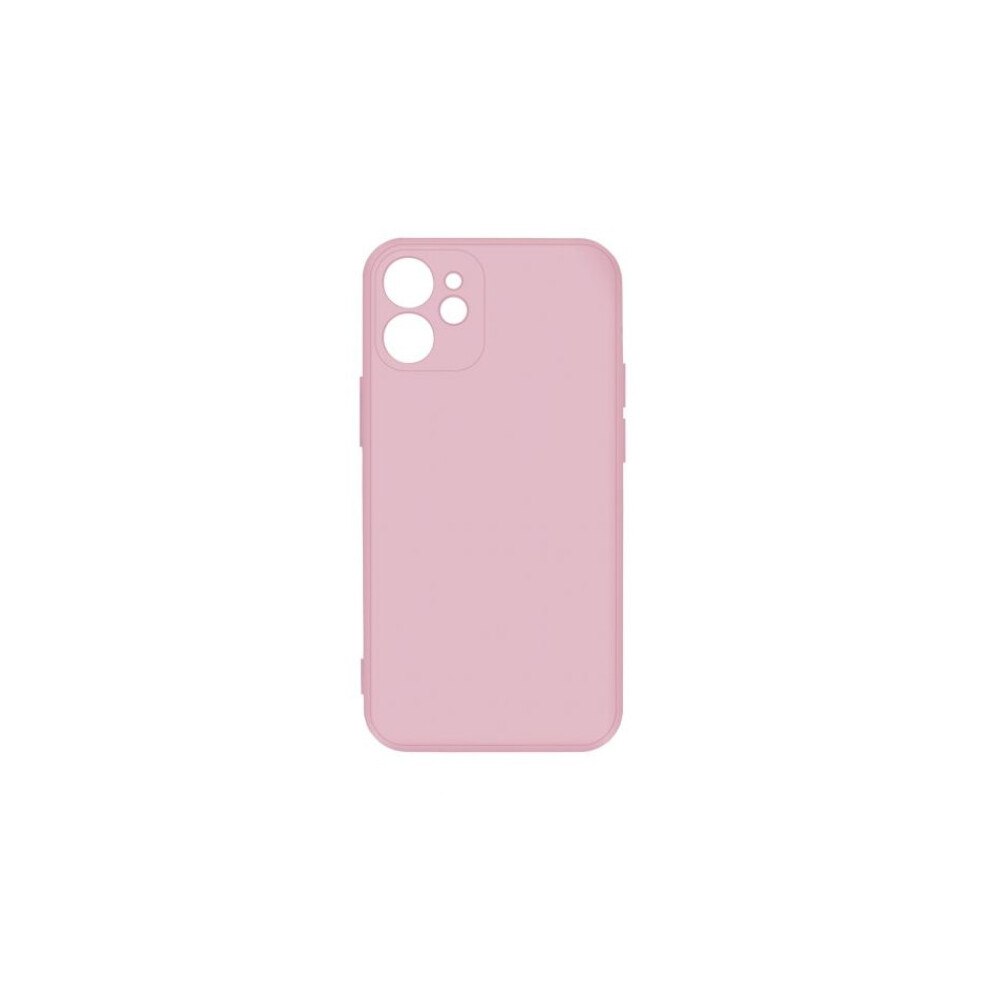 Compatible With Iphone 12 Mini Soft Silicone Case With Camera Cover High Quality Pink 9773935867727