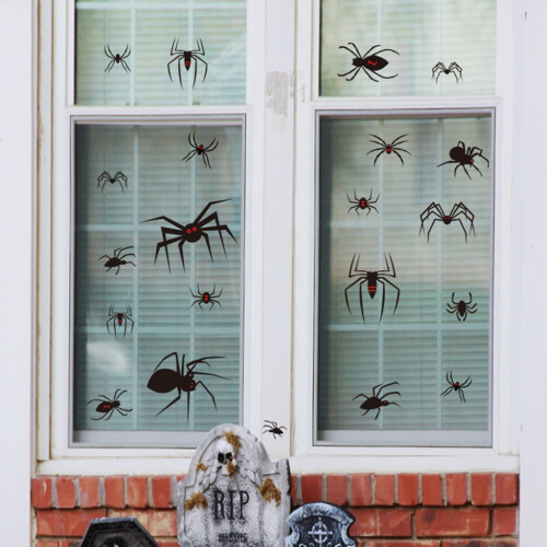 Αστείο Halloween Χαρούμενο Σπίτι Νοικοκυριό Αυτοκόλλητο Τοίχου Mural Decor Decal