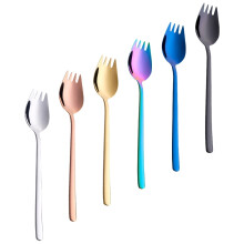6 Pcs Stainless Steel Fork Spoon Camping Cutlery Household Utensils Kitchen Travel