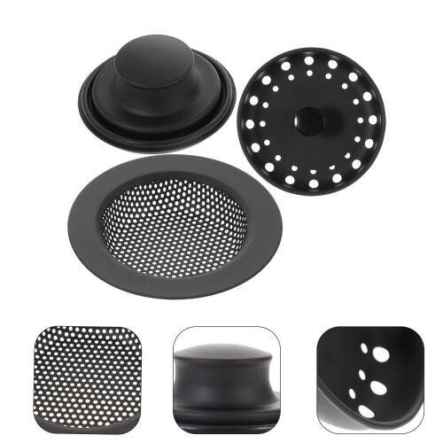 3pcs Kitchen Sink Stopper Strainer Sink Filter Garbage Disposal Stopper 2