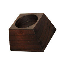 Wood Craft Tea Light Candleholder Wood Candle Holder Wooden Candlestick Holder