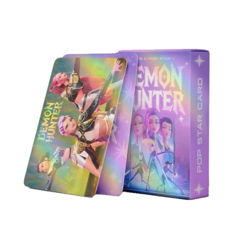 55 cartes postales de collection K-pop Demon Hunters (format unique) 1