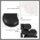 2 Bags Ceramic Flat Beads Chess Stone Piece Mini White Ceramics 5