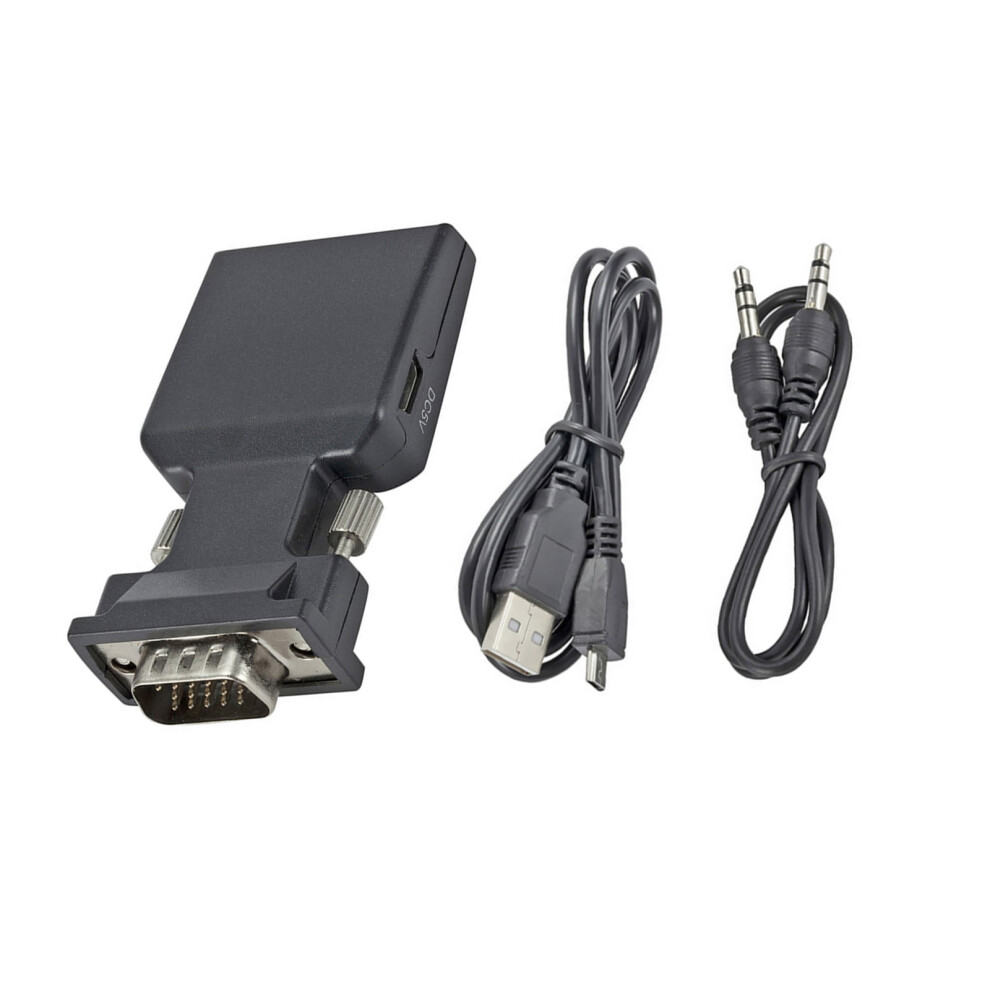 Guyuting Universal Vga To Hdmi Converter For Hdtvs Automatically Adapts To 720P/1080I/1080P Resolutions 9773935984738